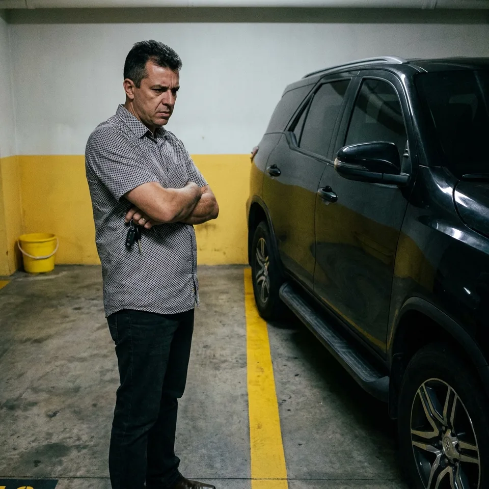 Meu carro não cabe na vaga: posso avançar na do vizinho?