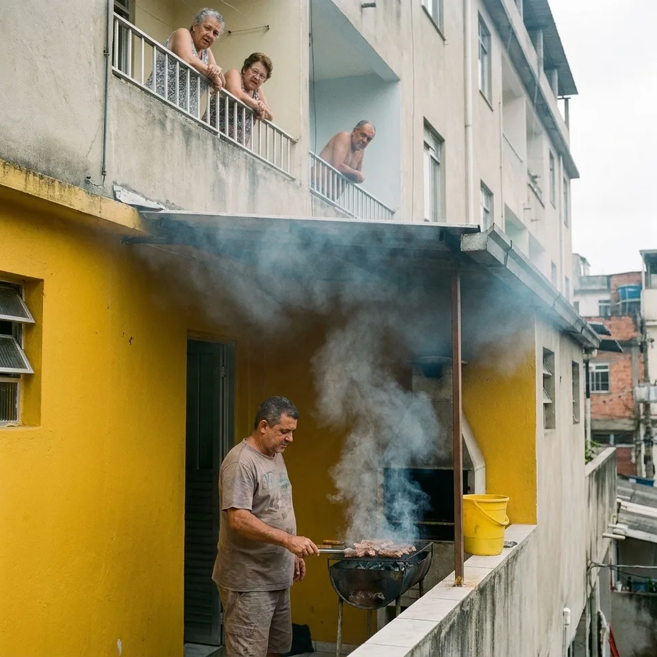 Posso proibir churrasco na varanda?