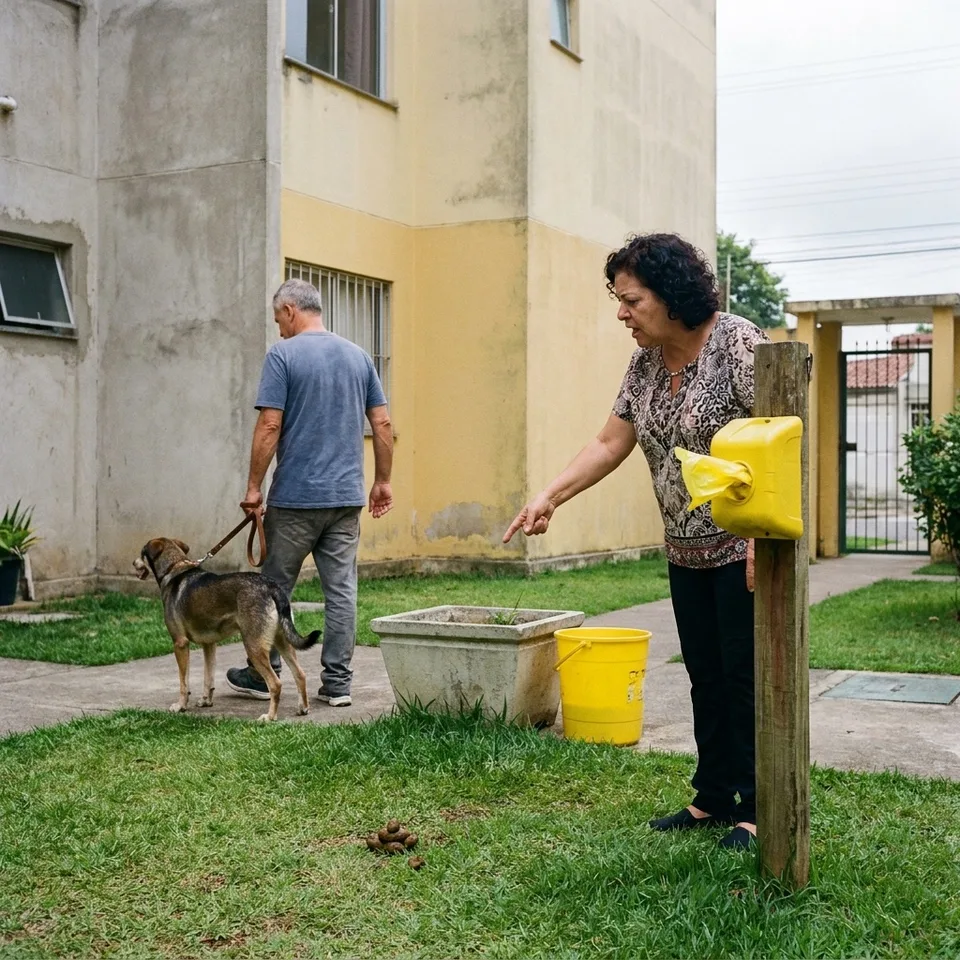 Não recolher o cocô do cachorro pode proibir o animal de circular nas áreas comuns?